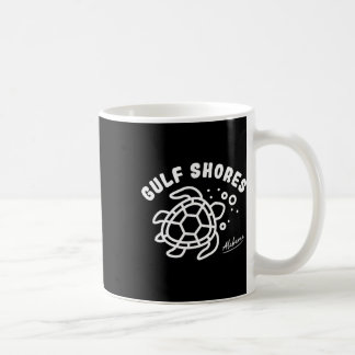 Mug Côte du Golfe Alabyma Tortue de mer Souvenir