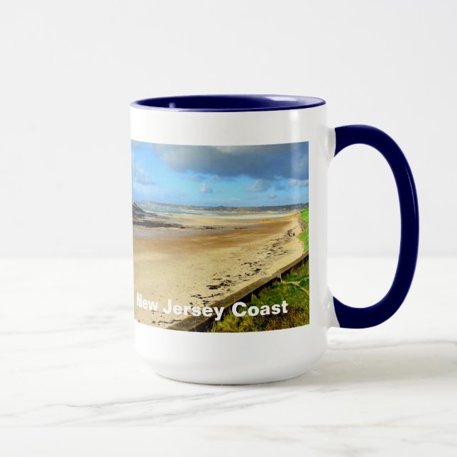 Mug Côte du New Jersey, New Jersey (Droite)