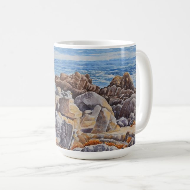 Mug Côte rocheuse de Monterey (Devant droit)