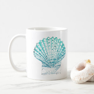 Mug coteau turquoise couleur bleu mermaid