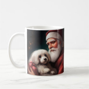 Mug Coton De Tulear Avec Noël Du Père Noël