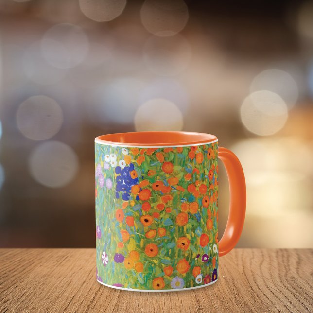 Mug Cottage Flower Garden Gustav Klimt (Créateur téléchargé)