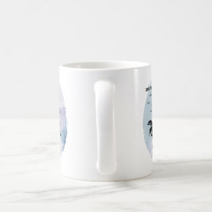 Mug Cottage Rose Magic on Blue