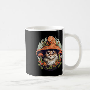 Mug Cottagecore Champignon esthétique Chat Champignons