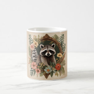 Mug Cottagecore Cute Raccoon