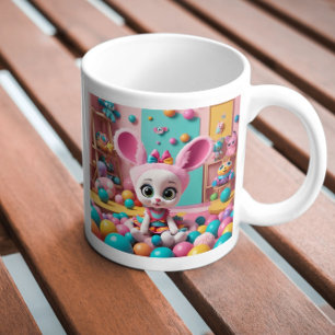 Mug "Cotton Candy Bunny Delight"