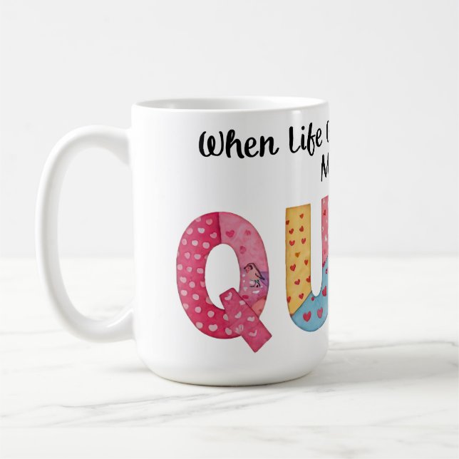 Mug Couchage Quand La Vie Vous Donne Des Grattes, Fait (Gauche)