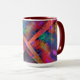 Mug Couche d'images rustiques irrégulières