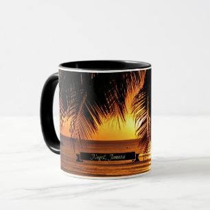 Mug Coucher de soleil à Negril, Jamaïque