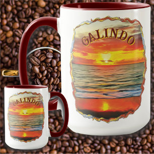 Mug Coucher de soleil de la baie de Banderas 1738