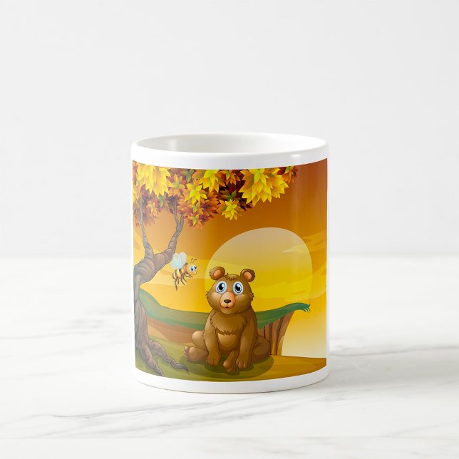Mug Coucher de soleil de l'ours Brown (Créateur téléchargé)