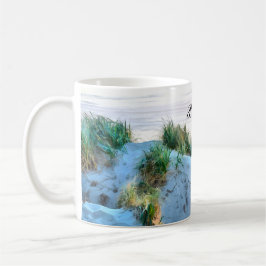 Mug Coucher de soleil de Monogram sur les dunes de Flo