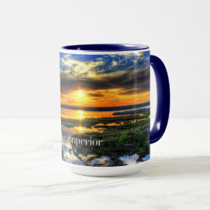 Mug Coucher de soleil du lac Supérieur