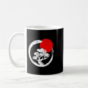 Mug Coucher de soleil Japon Bonsai Tree Bouddhiste Bon