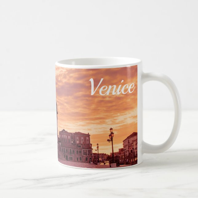 Mug Coucher de soleil sur la basilique de Venise (Droite)