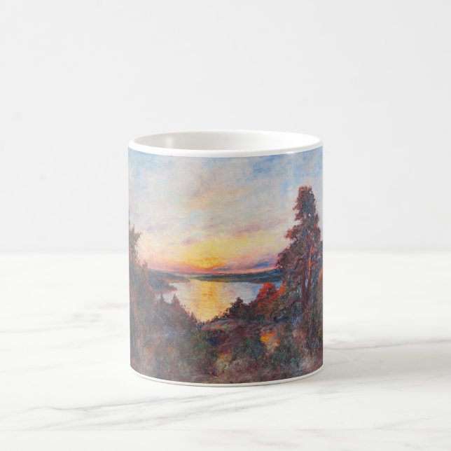 Mug Coucher de soleil sur la côte (par Kimon Loghi) (Centre)