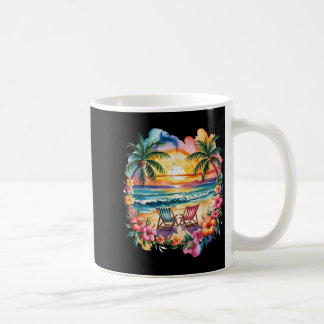 Mug Coucher de soleil sur la plage ambiance estivale p