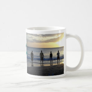 Mug Coucher de soleil sur la plage de Maui, Hawaï