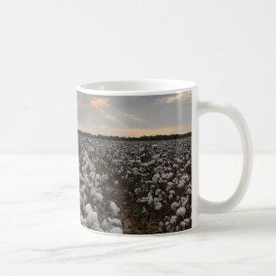 Mug Coucher de soleil sur le champ de coton
