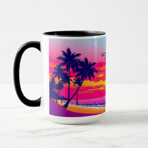 Mug Coucher de soleil tropical de l'heure dorée person