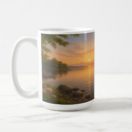 Mug Coucher du soleil au bord du lac