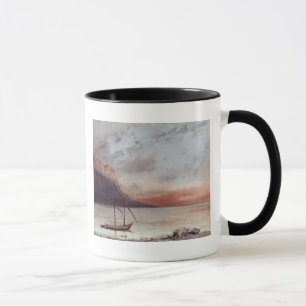 Mug Coucher du soleil au-dessus de lac Leman, 1874