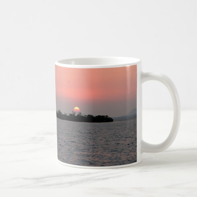 Mug Coucher du soleil, banc de sable de palétuvier, (Droite)