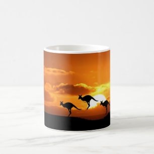 Mug Coucher du soleil de kangourou