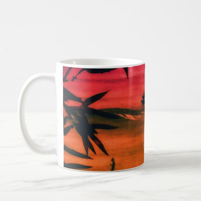 Mug Coucher du soleil japonais (Gauche)