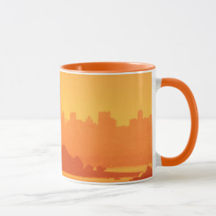 Mug Coucher du soleil lumineux de San Francisco