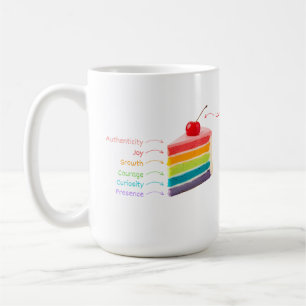 Mug Couches de vie - Gâteau arc-en-ciel de croissance
