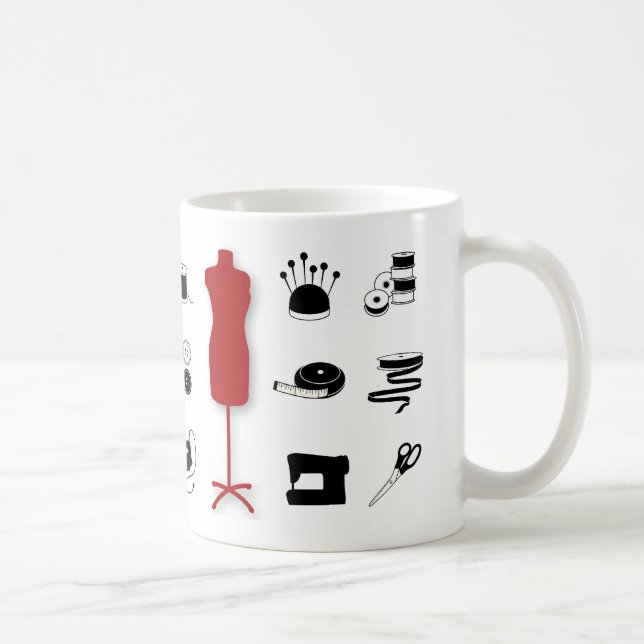 Mug Coudre à droite pour les artistes de tissus (Droite)