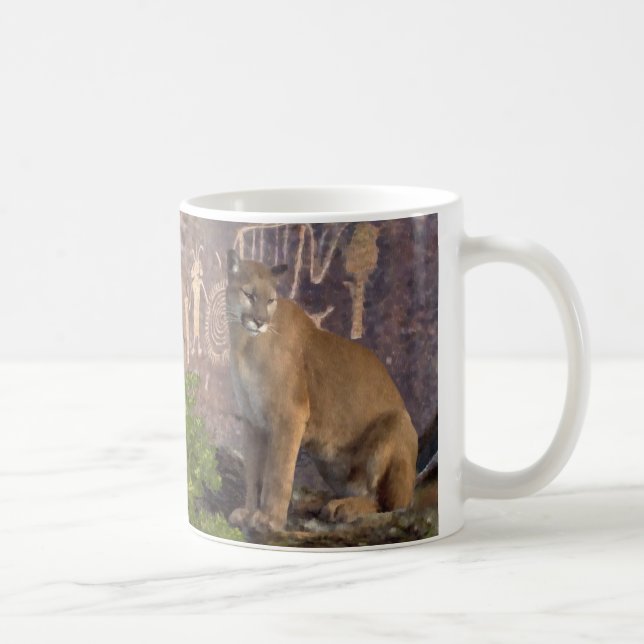 Mug Cougar et pictographes (Droite)