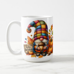 MUG COULEUR BRILLANTE PATCHWORK FALL GNOMES
