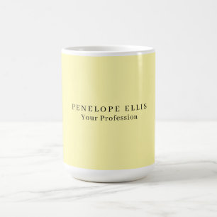 Mug Couleur crème Unique Original Classic Professional