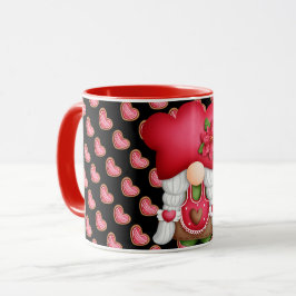 Mug Couleur de la Personnaliser de Gnome du coeur