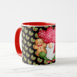 Mug Couleur de la Personnaliser de Mistletoe Gnome