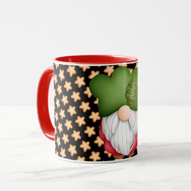 Mug Couleur de la Personnaliser du modèle étoilé (Devant gauche)