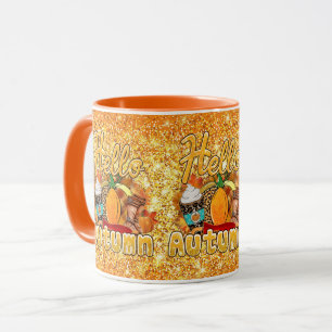 Mug Couleur de Personnaliser d'automne Hello