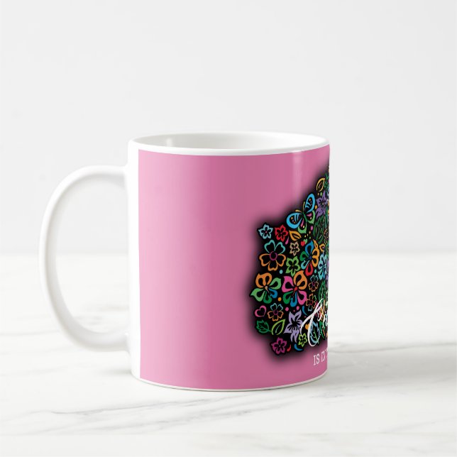 Mug Couleur de vie élégante (Gauche)