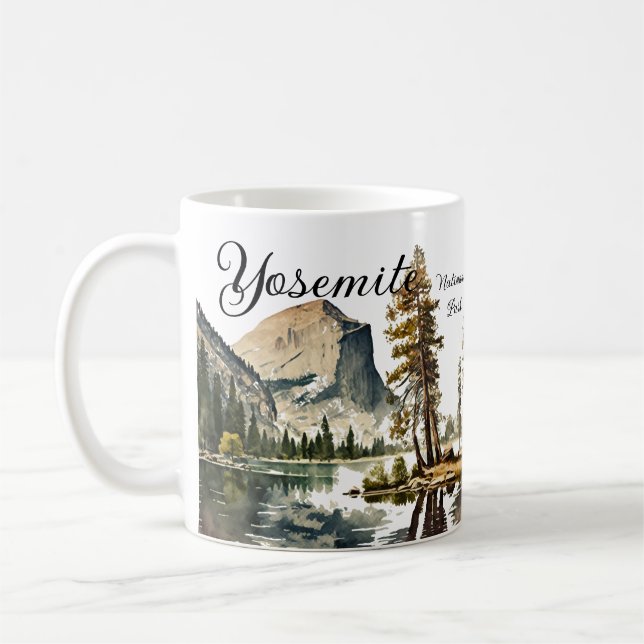 Mug Couleur d'eau du parc national Yosemite Coucher de (Gauche)