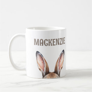 Mug Couleur d'eau moderne personnalisée Mignonne Oreil