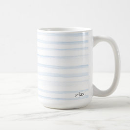 Mug COULEUR D'EAU STRIPÉE QUOTIDIENNEMENT RAPPELER la