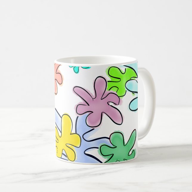 Mug Couleur éclatée (Devant droit)