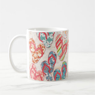 Mug Couleur et amusant flip flop été amusant!