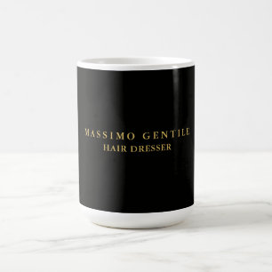 Mug Couleur Or Noir Professionnel Tendance