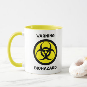 Mug [Couleur personnalisée] Avertissement : Icône Bi
