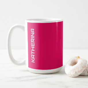 Mug Couleur solide framboise Classic Personnalisé