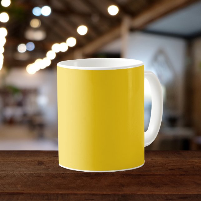Mug Couleur solide Jonquil (Créateur téléchargé)