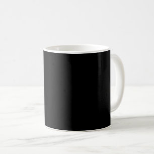 Mug Couleur solide noire pure